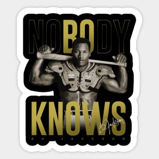 Bo Jackson Sticker